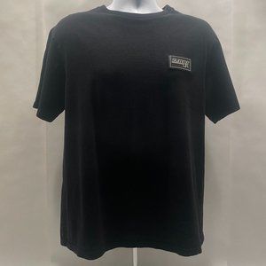 Men's black crewneck Tee